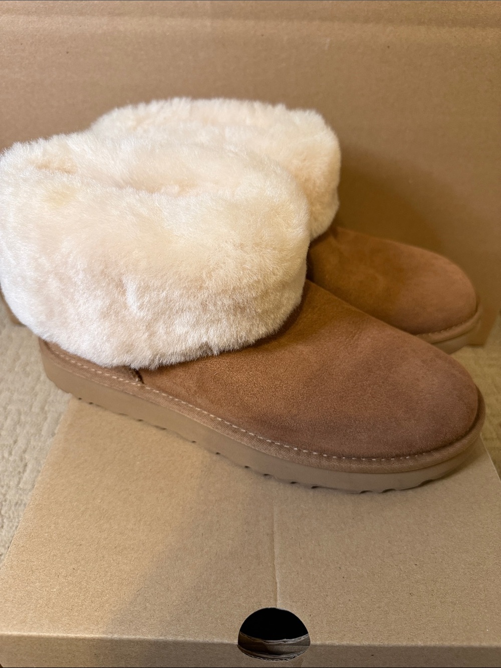 UGG Chestnut Mini Fluff - Picture 2 of 12